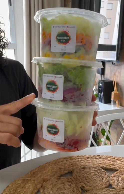 Salada no pote - Kit com 5 portes